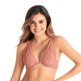 Bralette de Encaje con Aro  Bronce Luminoso