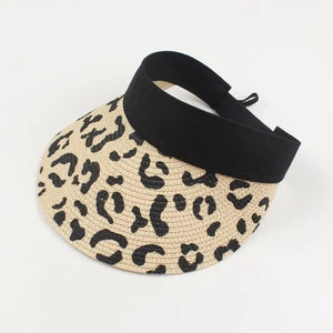 Sombrero Vicera Beige de Leopardo