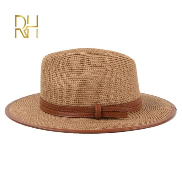 Sombrero Khaki Cincho y Orilla Café