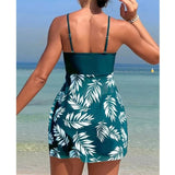 Tankini Tirantes Aqua con Short