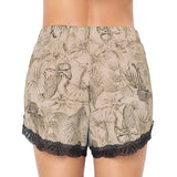 Short de Pijama con Encaje  Selva Habano