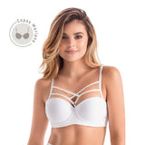 Brasier Copa Mariana Tirantes decorativos Blanco