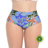 Bottom de Bikini Cintura Alta LAURA Vibrant Paradise