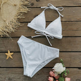 Conjunto Bikini y Pantalón Blanco (OFERTA)