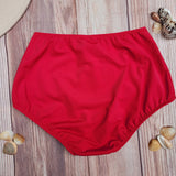 Bottom de Bikini Cintura Alta DESIRE Roja DAMA