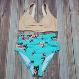 Bikini Cintura Alta Celese Top Piel