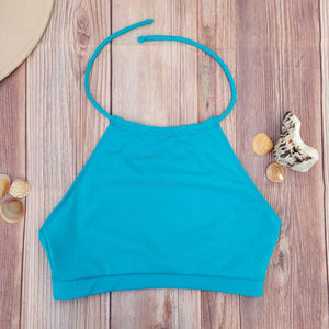 Top de Bikini Cuello Halter DESIRE Aqua Niña