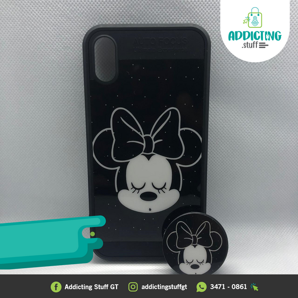 Case de Minnie Mouse + PopGrip para Iphone (Oferta)