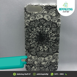 Case Flor Luminosa Negra Iphone (Oferta)