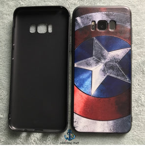 Case TPU Capitán América Samsung