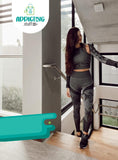 Conjunto Deportivo Legging + Top Gris camuflaje