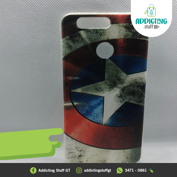 Case Escudo Capitan America para Huawei P10 Selfie (Oferta)