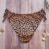 Bottom de Bikini Niña DESIRE con Aberturas Leopardo