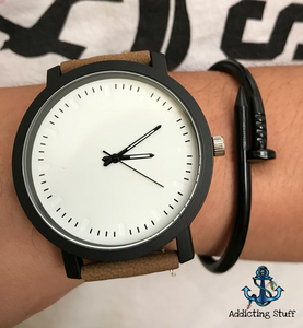 Reloj Casual Harujuku Café/Blanco (SALE)