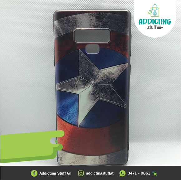 Case Silicón Cap. América Samsung