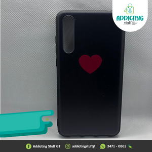 Case TPU negro con Corazón Samsung (Oferta)