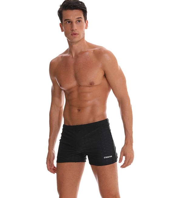 Traje de baño Caballero Short Negro Ajustado