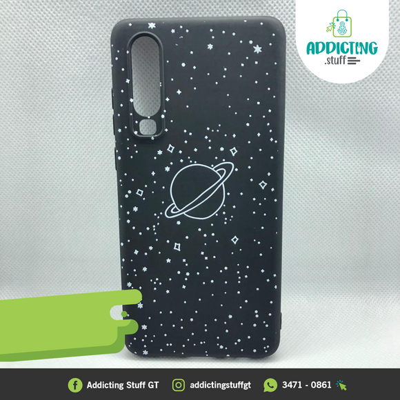 Case Saturno y estrellas Huawei