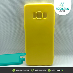 Case silicón Amarillo Samsung S8 (Oferta)