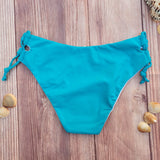 Bottom de Bikini Niña DESIRE con Aberturas Aqua