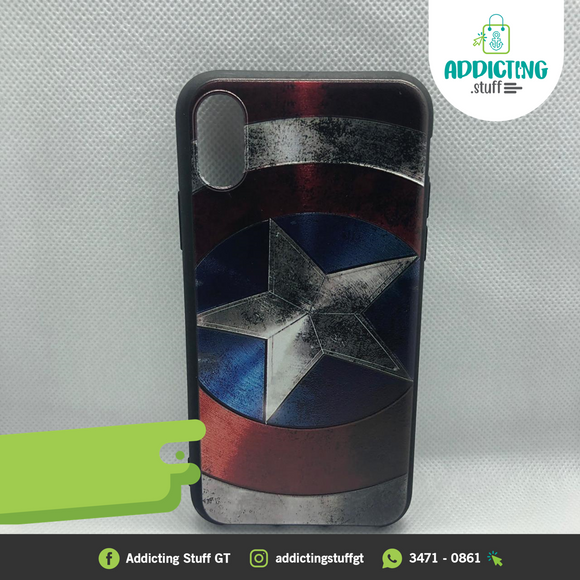 Case 3D Cap. América TPU iphone