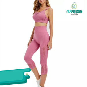 Conjunto Deportivo Top + Pescador Rosa