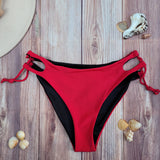 Bottom de Bikini DESIRE Aberturas Rojo DAMA