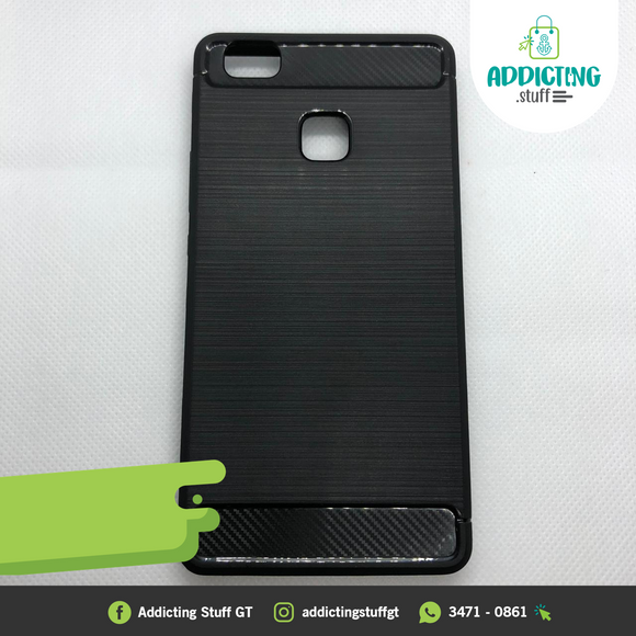 Case Carbono Negro para Huawei (Oferta)