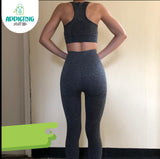 Conjunto Deportivo Gris Top y Legging