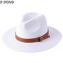 Sombrero Blanco con Cincho Cafe