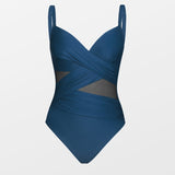 Monokini Tirantes Azul Cruce Frontal