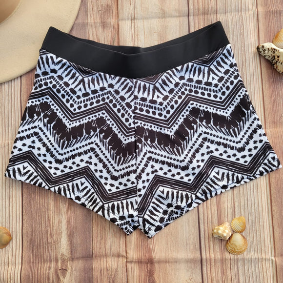 Short de Niña DESIRE ZigZag con Pretina Negra