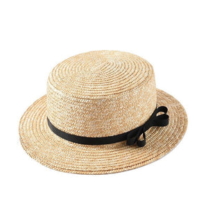 Sombrero Redondo Cincho con Moña Negra