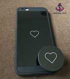 Case de Corazón + Pop grip para IPhone (Oferta)