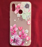 Case Flores y Corazón 3D para Huawei