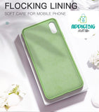 Case Silicón Verde Soft Liquid iphone 11