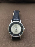 Reloj Geneva Negro/Plateado Unisex