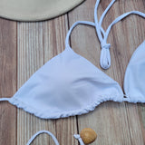 Top Bikini de Triángulo DESIRE Blanco