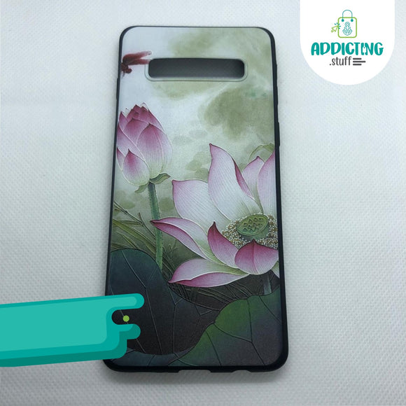 Case 3D Flores de Pantano Samsung Serie S