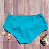 Bottom de Bikini CIntura Alta Niña DESIRE Aqua