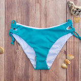 Bottom de Bikini Niña DESIRE con Aberturas Aqua