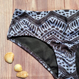 Bottom de Bikini CIntura Alta Niña DESIRE ZigZag