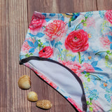 Bottom de Bikini CIntura Alta Niña DESIRE Colibrí y Flores