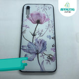 Case 3D Flores Lila y Rosa Samsung Serie A