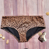 Bottom de Bikini CIntura Alta Niña DESIRE Leopardo