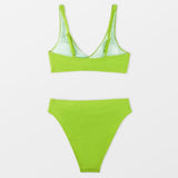 Bikini Cintura Baja Verde Limón