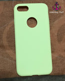 Case de Silicon color Verde para IPhone