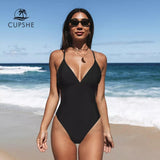 Monokini Negro Espalda Cruzada