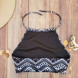 Top de Bikini Cuello Halter DESIRE ZigZag Niña