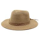 Sombrero Khaki Cincho Café Cuentas Doradas